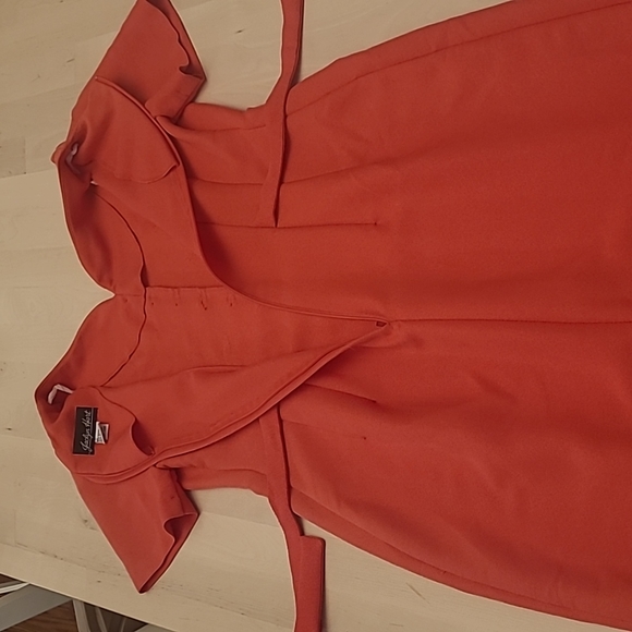 EUC VTG Jaclyn Hart Pink Embroidered Front Dress - Picture 14 of 15